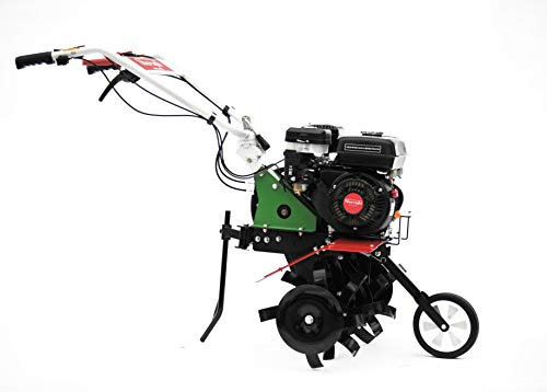 Rambarde A3010 Motobineuse à essence chariot 1 m Moteur 212 CC 6,5 HP et fraise de 80 cm