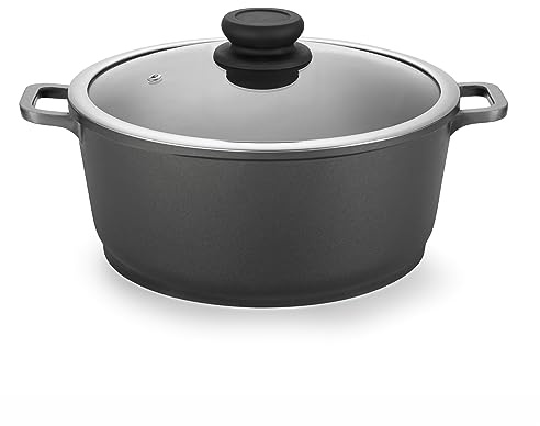 Braisière avec Couvercle Fonte d'Aluminium Noir 20 à 28 cm - Pujadas - 200 - Fonte d'aluminiumOui