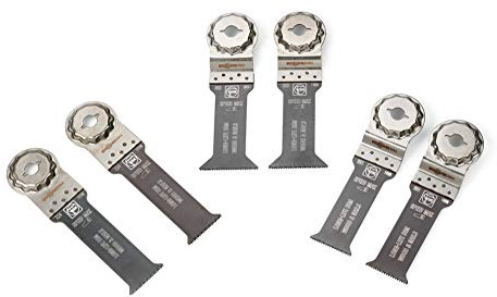 Fina dyksågblad Best of E-Cut StarlockMax Wood & Metal (6 stycken, för multiverktyg/multifunktionsverktyg, sågblad för trä och metall) 35222967050