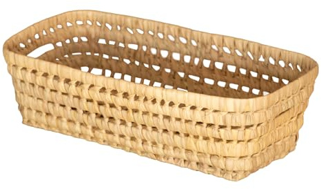 Homemaison Corbeille à pain feuilles de palmier - Panière à pain feuilles de palmier - 35 x 15 x 12 cm - Artisanat Marocain - Couleur Naturel
