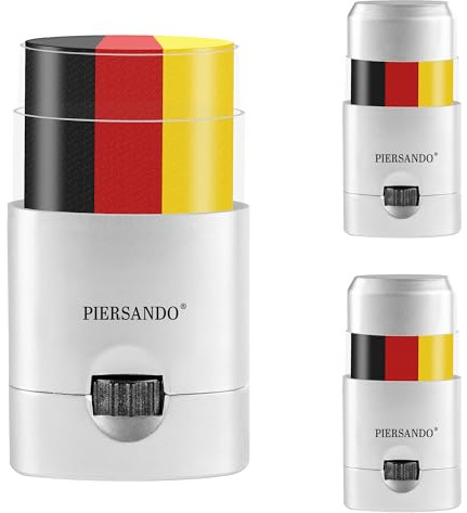 Piersando Schminkstift Deutschland Fan Schminke Deutsche Flagge Fanartikel Fußball EM