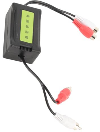 Radio-Rauschfilter, Erdungsschleifen-Isolator-Anschlüsse, 3, 5-mm-Auto-Stereo-Rauschfilter für Autos