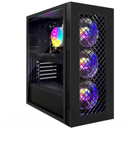 STGsivir PC Gaming, Ordenador de Sobremesa Gaming, GeForce RTX 2060 Super 8GB GDDR6,Core i7 8th hasta 4.1 GHz,32GB DDR4,1TB SSD,WIFI6,BT5.0,RGB Ventiladores x3,Windows 11 Pro