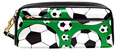 Mäppchen Fußbälle Sport Football Muster Stifthalter Tragbar Briefpapier Tasche Strapazierfähig Bleistift Tasche Für Schulsachen Unisex Erwachsener