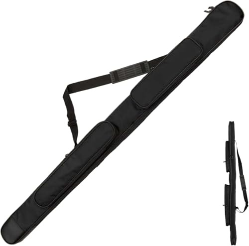 WSOGYDOTX Black Single-Layer Sword Bag,Can Hold 1 Sword,Waterproof Oxford Cloth Sword Bags,Portable Backpack,Suitable for Bokken,Katana Sword,Tai Chi Sword,Tai Chi Sword martial arts-117CM