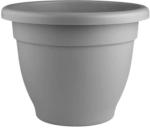 New Grey Extra Large Round Bell Plant Pot 55cm Planter Indoor Outdoor Garden Pot N-23