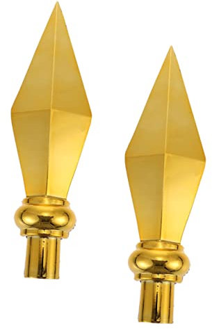 SEWOART 2pezzi Puntali Per Asta Portabandiera Decorazioni in Design Creativo Per Aste Portabandiera Resistente e Facile Da Installare