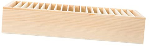 ARTSEWPLY Holz Band Organizer Aufbewahrungsbox Kompakt Langlebig Farbbandhalter Geschenk Für Freundinnen Valentinstag Weihnachten