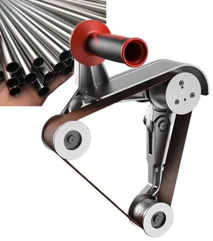 LwiftGal Levigatrice Lucidatrice per Tubi, Levigatrice Lucidatrice per Tubi in Acciaio Inossidabile con 6 velocità Regolabili, per Plastica, Alluminio, Ferro, Acciaio 3-wheelworkinghead