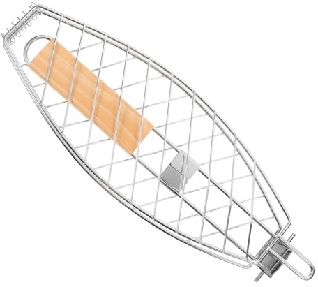 TOYZFRIENDY Panier à Poisson pour Barbecue Grille De Barbecue Multifonctionnelle pour Poissons Légumes Et Steaks pour Camping Et Pique- Pratique Amovible Et Facile à Nettoyer