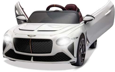 Elektroauto Für Kinder 12V, Unter Der Lizenz Von Bentley Bacalar, Ferngesteuerte Elektrofahrzeuge Für Eltern, Flügeltüren, Federung, 3 Geschwindigkeitsstufen, LED-Beleuchtung, Hupe