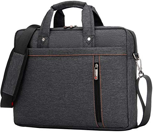 HotYou Sacoche en Ordinateur Portable, Serviettes Anti-Chocs avec Multi-Fonctionnel Sac à 17 pour Tablette/PC Ordinateur Portable/Chromebook/Macbook/Ultrabooks, Version 2 Noir