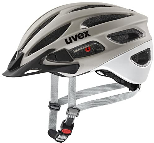 uvex True cc - Leichter Allround-Helm für Damen - individuelle Größenanpassung - erweiterbar mit LED-Licht - Oak Brown-Silver - 52-55 cm