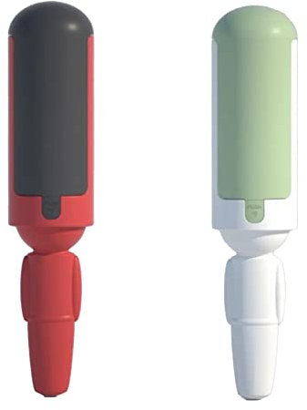 2 Pack Pet Hair Remover Roller, Resuable Animal Hair Removal Brush for Cats & Dogs, Portable Sticky Dog Cat Fur Pro Lint Roller Pet Fuzz Remover for Clothes Carpet Furniture Rugs Stairs Bedding Sofa