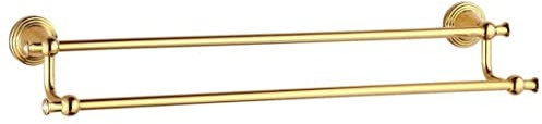 Handtuchhalter Wand Handtuchständer Bad Europäischer Kupfer-Handtuchhalter, Doppelter Handtuchhalter, Wandmontage, Handtuchhalter, Handtuchhalter Für Badezimmer, Küche, Büro Handtuchstange Badetuchhal