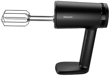 Philips 5000 series hand mixer, HR3781/00, 500W, 5 Speeds, Turbo function, Black