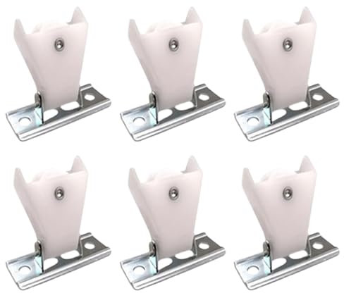 6 PCS Roman Shade Cord Pulley Small Cord Lock Kit Repair Parts Replacement Accessories for Roman Pleated Shades