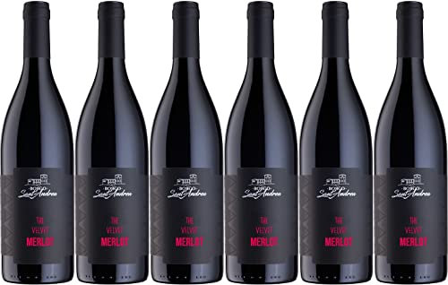Borgo Sant’Andrea The Velvet Merlot Friuli DOC 2021 Trocken (6 x 0.75 l)