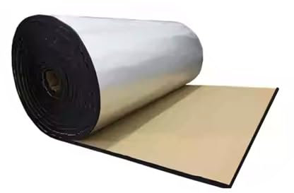 Coton D'isolation Phonique En Feuille D'aluminium Auto-adhésif, Tapis D'insonorisation Isolant, Coton D'isolation De Mur Extérieur, For L'artisanat De Voiture, Les Meubles Protégeant(10.76 sqft,10mm)