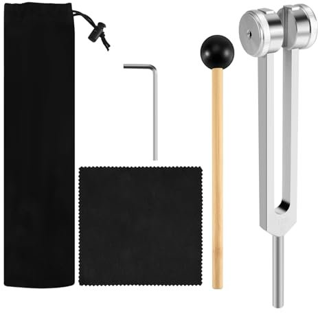 AILIMIAO 128 Hz Stimmgabel Gewichtete Bio-Akustische Stimmgabel für die Therapie 128 Hz Akustische Schieber-Stimmgabel