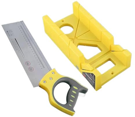 Scie à main à onglet, scie à onglet, outil de coupe d'angles, scie à menuiserie manuelle, scie d'angle de préhension confortable, outils de menuiserie, pour voiture