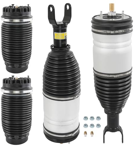 RADHLBNIU 4 PCS Front Air Suspension Shock Strut and Rear Air Suspension Spring Bags Compatible with Dodge Ram 1500 2013-2018 and 1500 Classic Pickup Trucks 2019-2020 Replaces# 4877147AA 4877136AA