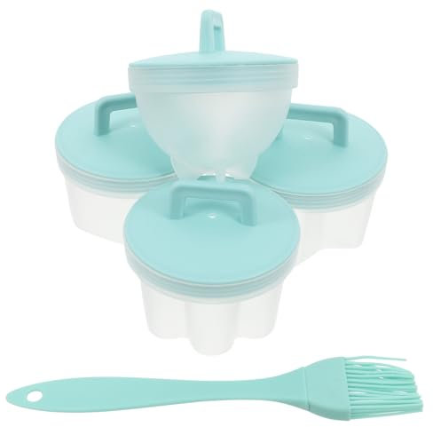 Alipis 4pezzi Stampi Per Uova in Plastica Per Cuocere Uova Sode Camicia Stampo Antiaderente Per Stampi Utensile Da Cucina