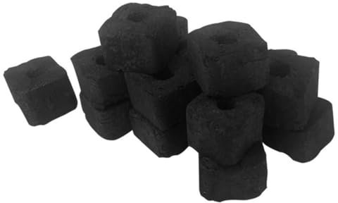 UPKOCH Smokeless Charcoal Tablets for Portable Gas Grill Fire Rocks for Propane Fire Pit for Japanese Charcoal Bbqs and Indoor Grills
