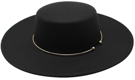 2025 Sombreros Fedora para Mujer, Sombrero Plano para Hombre, Sombrero de Pie de Pork, Ala Ancha, Sombrero de Iglesia, Vaquero Inflable En Un Disfraz Adulto