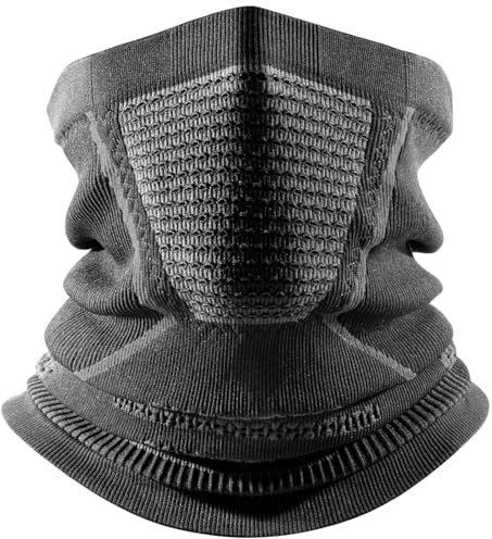 WACCET Braga Cuello Hombre, Pasamontañas Moto Térmico Invierno de Forro Polar Antiviento y Transpirable Bragas de Cuello Unisex Multifunción Bufanda Tubular para Ciclismo, Running, Esquí