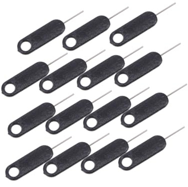 WEKADRIN 15pcs Sim Tray Removal Needles Eject Pin Tool for Mobile Phones and Tablets Convenient Sim Card Tray Extractor Accessories for Phone Maintenance