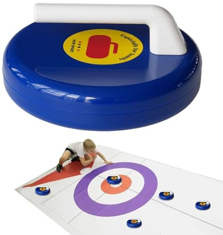 Curling de table pour les familles | Jeu de curling de table, jeu de société pour famille célébrations fêtes jardin vacances école pub dortoir