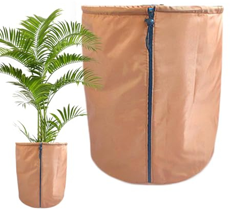 Housse de pot de fleurs d'extérieur pour l'hiver | Housse antigel | Sacs de protection contre le gel avec cordon de serrage | Pour arbres fruitiers, arbustes en pot, arbustes en pot, extérieur, jardin