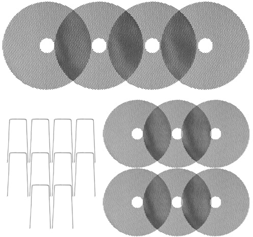 Byuexhp Couvre-Sol pour Pots | Grille Protectrice Coupable Anti Creusage pour Animaux 10 Pièces | Protecteurs De Et Fleurs De Jardin Extérieur | pour Chiens Chats Écureuils