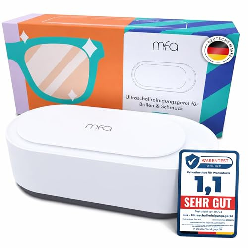 mfa® | Limpiador Ultrasonidos | Limpiador Gafas Ultrasonico de Tiempo | Ultrasonidos Limpieza | Limpiador Ultrasónico Para Gafas, Plata, Dentaduras, Joyas, Relojes, Razots | Ultrasonic Cleaner