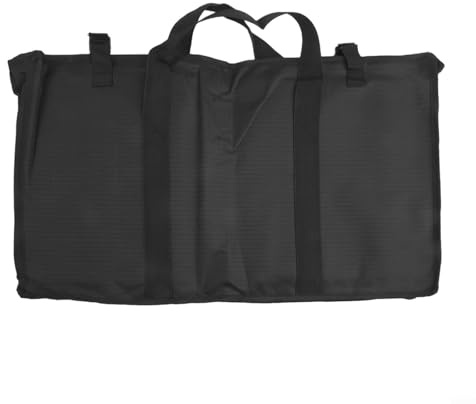 Besttoolifes Borsa da campeggio pieghevole da tavolo, portatile, in tessuto Oxford, per picnic e trasporto da tavolo all'aperto, 61 x 12 x 36 cm, nero, 460 g