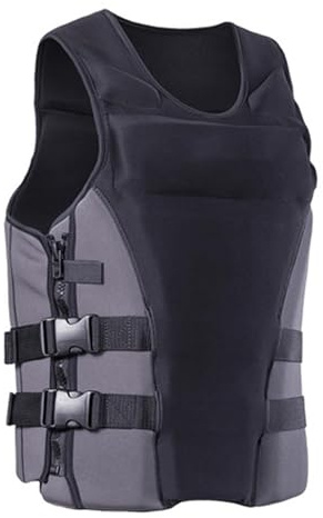 Schwimmhilfe, Leichte Auftriebsweste, Atmungsaktives Mesh-Nylon-Design, für Kajak, Bootfahren und Schwimmen