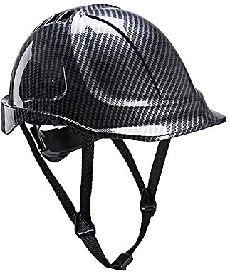 Portwest Casco Endurance Con Aspecto De Fibra De Carbono, Color: Gris, PC55GRR
