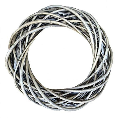 Red Hamper Grande Couronne Antique en Osier 8 x 49 x 49 cm