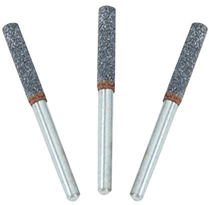 fuwinkr Lima per affilare la Catena della Motosega Affilatrice per Motosega, 3 Pezzi 4mm 5/32in Lima affilata al Diamante per Motosega Lima per affilare la Lima per Pietra per utensile Rotante