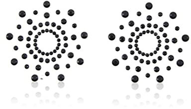 OnundOn Nippelpads Nipple Cover Transparent Nippelabdeckung Damen Nippelklammern Nippel Abdeckung Pasties mit Diamant 2 Paar