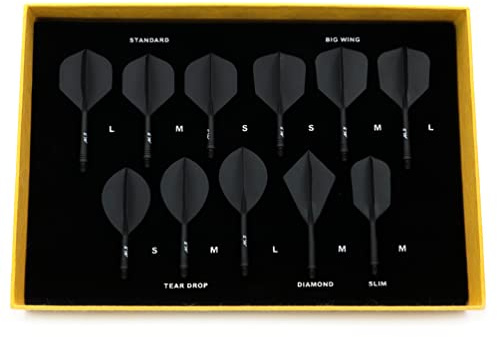 CUESOUL Rost Flights Collection de Vols de fléchettes,Comprend Toutes Les Formes et Tailles