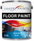 Heavy Duty Quick Dry Floor Paint - Garage, Workshop, Warehouse, Industrial Floor Paint - Ideal For Concrete, Stone, Brick, Wood & Metal (Gentian Blue BS18E53, 2.5 l Pack of 1)
