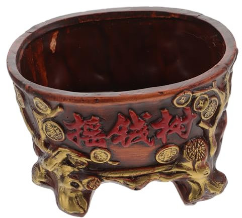 Parliky Vintage Terrakotta-blumentopf Aus Keramik Dekorativer Kreativer Blumentopf Mit Retro Design Für Zimmerpflanzen Langlebig Und Stilvoll Als Wohnaccessoire Und Geschenk
