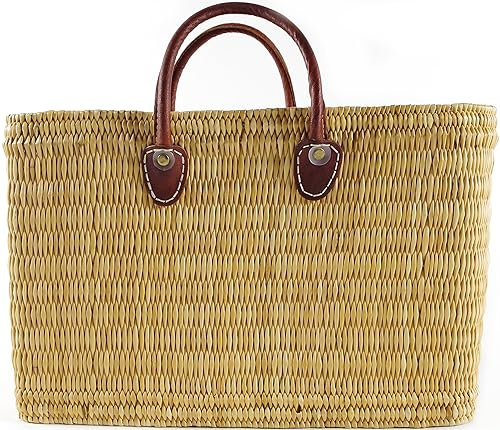 Kobolo Flechttasche aus natürlichem Seegras Einkaufstasche 44x18x30 cm