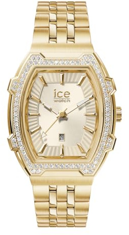 Ice-Watch - ICE boliday Almond stones Full steel - Guldklocka för dam med armband i rostfritt stål - 024553 (Small)