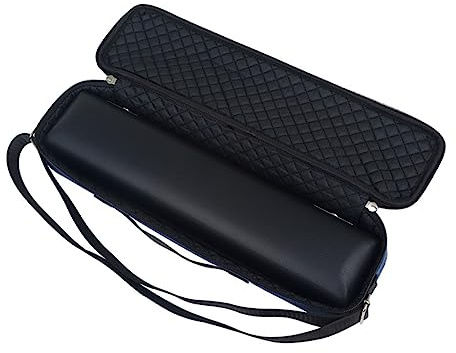 Vaguelly Flötentasche Tragbar Aufbewahrungstasche Für Flöte Ledertasche Robust Und Langlebig