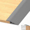 LIHIQIYA Perfil de Transición Autoadhesivo PVC Perfil, Transición Suelo Desnivel Autoadhesivo para Diferencia Tapajuntas Suelo Perfil de Unión para Suelos (Gris, 5mm a 10mm, 1M)