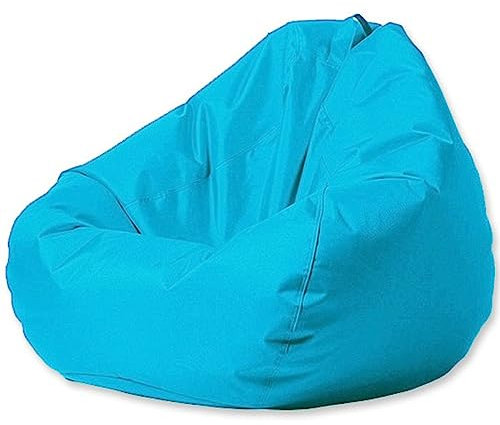 Poltrona a sacco galleggiante per piscina e uso esterno, copertura impermeabile, perfetta per giardino, spiaggia, campeggio e piscina, arancione, taglia 2XL D1, poltrona a sacco per adulti, senza