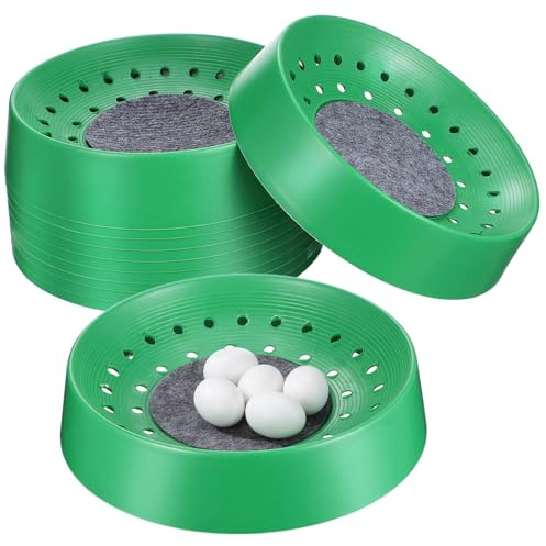 TOYANDONA 10 Stück Taubennest Brutei Becken Für Papageientauben Atmungsaktiv Waschbar Passend Zum Nest Und Bietet Einen Sicheren Platz Für Eier Und Jungvögel Für Home Farm